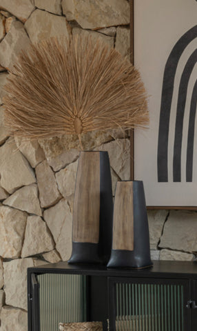 Vase Ibiza céramique noir